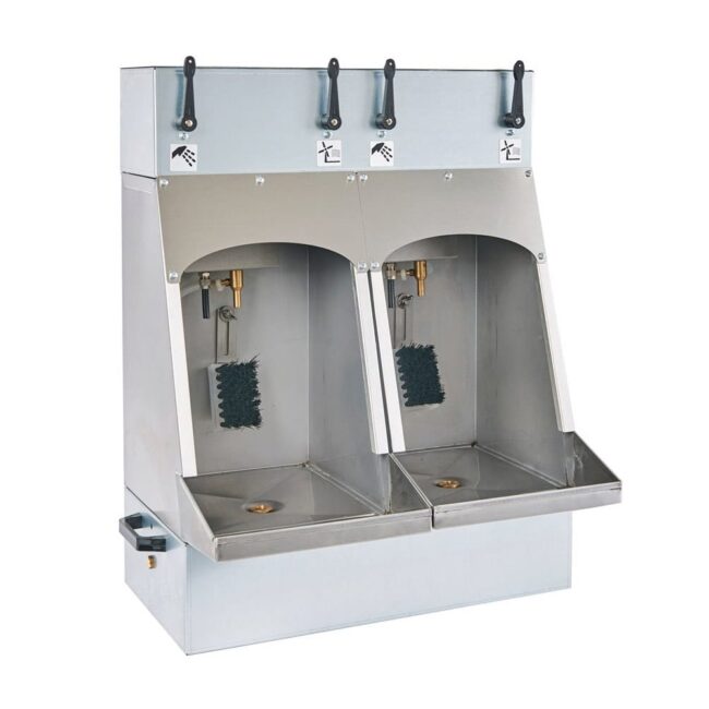 Dual Solvent & Water Based spray gun cleaning system