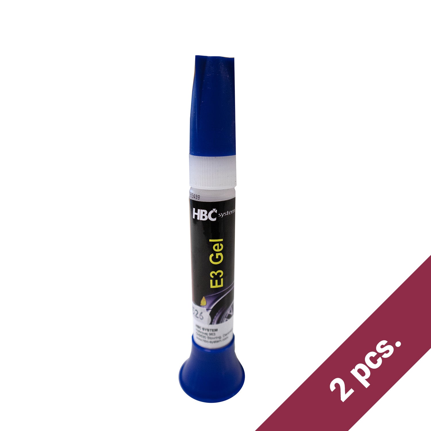 E3 gel incl. 4 nozzels - 2 pcs