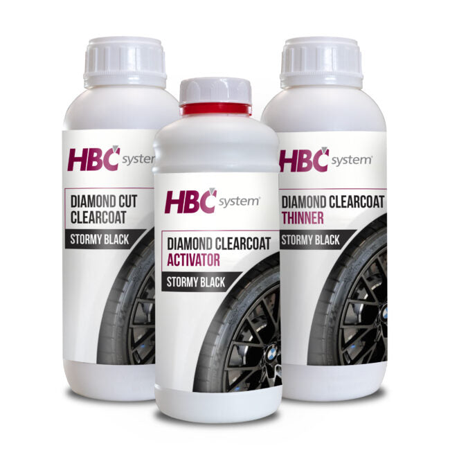 Diamond Cut Clearcoat Stormy Black kit - 3,17 Quarts