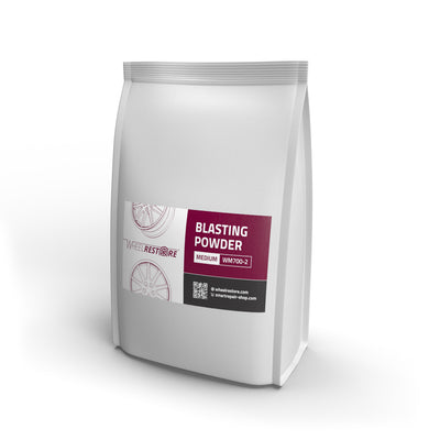 Blasting Powder, Medium - Preparing for primer paint - 22 pounds (lb)